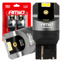 [LED CANBUS PRO séria 7443 W21/5W 4x3030 SMD Biela 12/24V AMIO-03591]