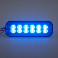 [PREDATOR 12x4W LED, 12-24V, modrý, ECE R10]