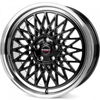 [BORBET B - BLACK RIM POLISHED VÝPREDAJ]
