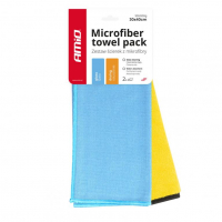 [2in1 Microfiber towel - drying and glass 30x40cm 300/600g AMIO-03749]