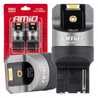 [LED CANBUS PRO séria WY21W 2x1860 SMD oranžova 12V 24V AMIO-03600]