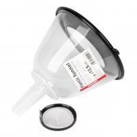 [Plastový lievik s polovičným krytom a filtrom 13,5 cm AMIO-04042]