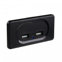 [2x USB 3,1A zásuvka 12/24V, montáž na povrch]