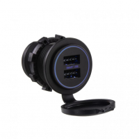 [2x USB zásuvka 12/24V, 3,1A]