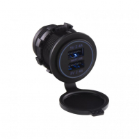 [2x USB zásuvka 12/24V, 4,8A]