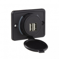 [2x USB 3,1A zásuvka 12/24V, montáž na povrch]