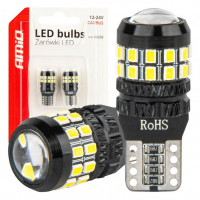 [LED CANBUS bulbs T10 W5W 27SMD 2016 White 12V/24V AMIO-04258]