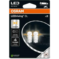 [OSRAM LEDriving Premium 12V W2,1x9,5d – Sada 2ks Amber (2827DYP-2BL)]