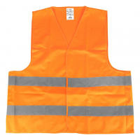 [Oranžová reflexná vesta s XXL certifikátom AMIO-03985]