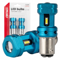 [LED žiarovky CANBUS 1157 BAY15D P21/5W 4SMD 1860 Biela 12V 24V AMIO-04253]