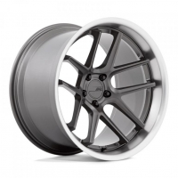 [AMERICAN RACING AR942 BISHOP - MATTE GUNMETAL W/ MACHINED LIP]