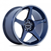 [MOTEGI MR159 BATTLE V - OBSIDIAN BLUE W/ MACHINED LIP STRIPE]