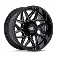 [MOTO METAL MO812 TURBINE - GLOSS BLACK MILLED]