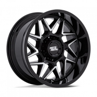 [MOTO METAL MO812 TURBINE - GLOSS BLACK W/ MACHINED FACE]