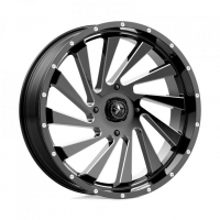 [MSA OFFROAD WHEELS M46 BLADE - GLOSS BLACK MILLED]