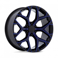 [PERFORMANCE REPLICAS PR176 - GLOSS BLACK MACHINED W/ BLUE MILLING]