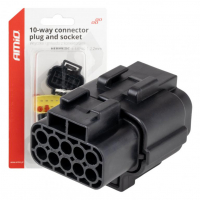 [Connector plug and socket set 10 PIN 2.2mm AMIO-04351]