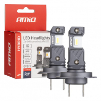 [LED Headlights Hybrid series H7 H18 6000K Canbus 60W AMIO-04115]