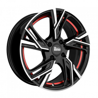[MAM RS5 - BLACK FRONT POLISH RED INSIDE]