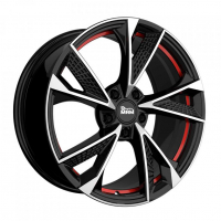 [MAM RS6 - BLACK FRONT POLISH RED INSIDE]