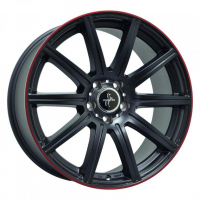 [KESKIN KT16 - MATT BLACK LIP RED]