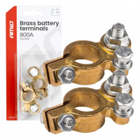 [Brass battery terminals 800AMP, 2 pcs. AMIO-04392]