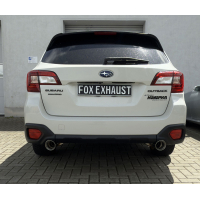 [Subaru Outback BS Koncový tlmič výfuku vpravo/vľavo a predný tlmič výfuku - koncovky 1x90 Typ 25 vpravo/vľavo]