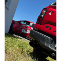 [Koncový tlmič výfuku Ford Ranger výstup vpravo/vľavo - 2x100 typ 25 vpravo/vľavo čierny]