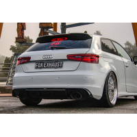[Audi A3 - 8V Sportback quattro VFL Koncový tlmič výfuku výstup vpravo/vľavo - 160x130 Typ 38 vpravo/vľavo]