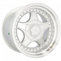 [RACING LINE 7813F SILP - SILVER + POLISHED EDGE]