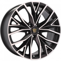 [RACING LINE B5922 MBHM - POLISHED + BLACK HALF MATT]