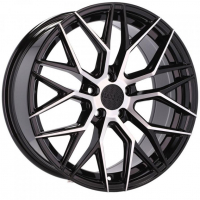 [RACING LINE HX035 MBHM - POLISHED + BLACK HALF MATT]