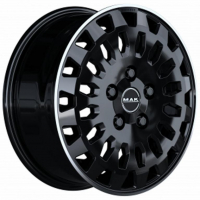 [MAK OVERLAND-3 - GLOSS BLACK MIRROR RING]