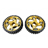 [Brian Crower Adjustable Cam Gears - Gold Anodize (Honda B Series) - Pair BC8801]