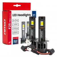 [LED Headlights Series F25 PRO BLACK FULL CANBUS H1 68W 12V 24V AMIO-04717]