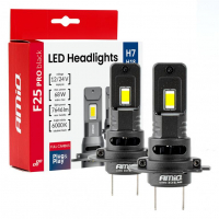 [LED Headlights Series F25 PRO BLACK FULL CANBUS H7 68W 12V 24V AMIO-04720]
