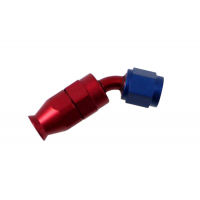 [45° AN8 PTFE fitting]