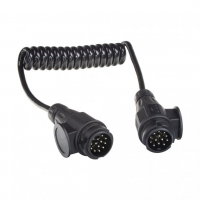 [Prodlužovací kabel 2 m spirálový 13 žílový, 2x zástrčka, 13pin 12V]