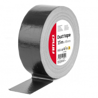 [Black Duct Tape, 48 mm x 15 m x 0,19 mm AMIO-04849]