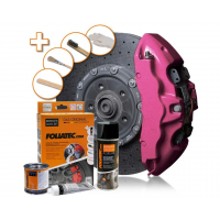 [Farba FOLIATEC na brzdiče 2-zložková HOT PINK METALLIC]