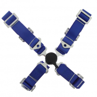 [Bezpečnostné pásy 4 bodové QUICK - BLUE]