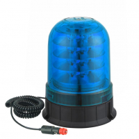 [LED maják, 12-24V, 24x3W modrý, magnet, ECE R10]