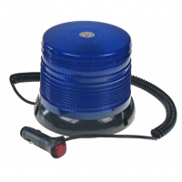 [LED maják, 12-24V, modrý magnet, homologizácia]