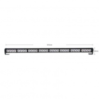 [LED Svetelná Rampa 910mm, 32x 3W LED, Modrá]