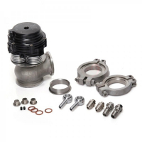 [External Wastegate TurboWorks 38mm Vodou chladené 2,5 Bar V-band Black]