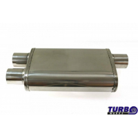 [Centrálny tlmič TurboWorks LT 304SS Zadný Bočný (2,5") Zadný (2,5")]