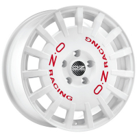 [OZ RALLY RACING - RACE WHITE RED LETTERING]
