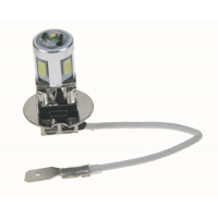 [Led H3 Biela, 12V, 4Smd Samsung + 3W Osram ]