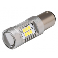 [Led Ba15S Biela, 12-24V, 21Led/2835Smd]