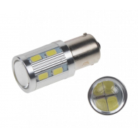 [Led Ba15S Biela, 12-24V, 16Led/5730Smd]